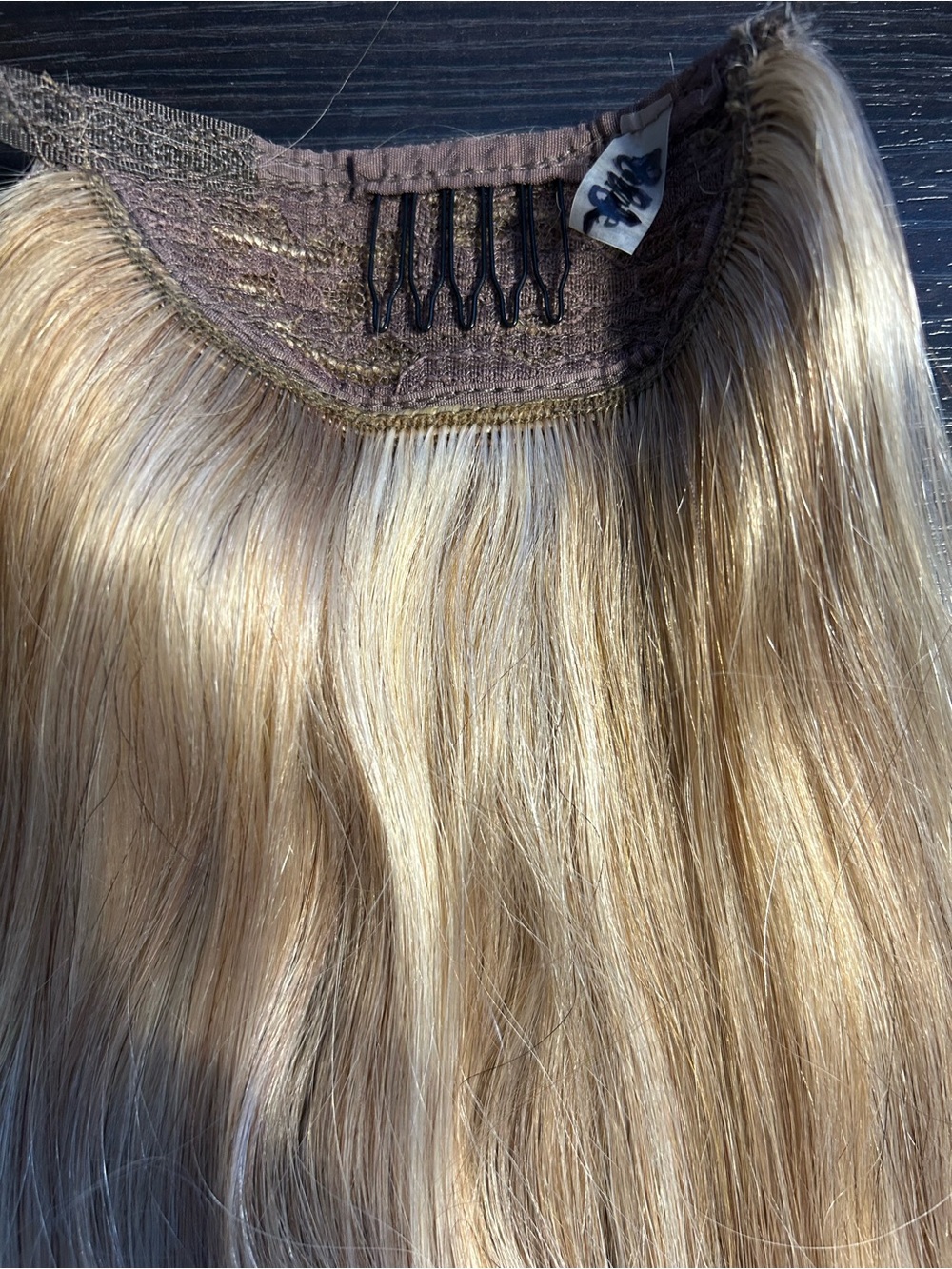 Clip-In Blonde Hair Extension - Natural Light Blonde